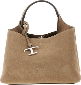Tod's Beige Logo Mini Satchel