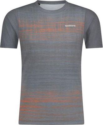 SHIMANO Spazio Short Sleeves Jersey Printed Velotrikot - Unisex | grau