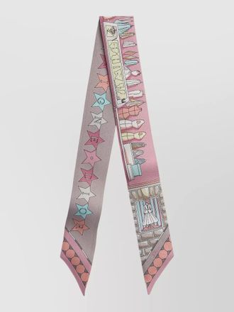 Dior graphic print lightweight rectangular fashion scarf