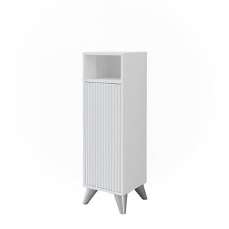Vicco Armario Mediano Leano, Blanco, 30 X 97 Cm Con Puerta