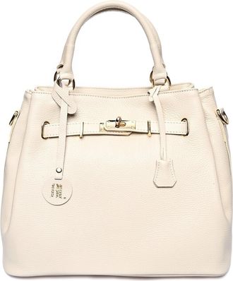 Anna Luchini Beige Rundleer Tas