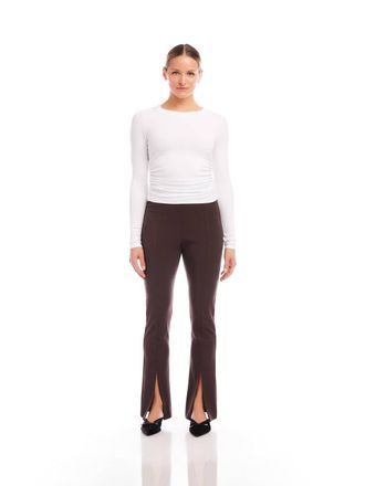 Fifteen Twenty Side Shirred Top In White