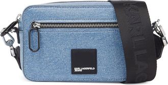 Karl Lagerfeld Borsa a tracolla con applicazione - Blu