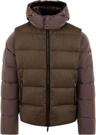 Moorer Casciano-Fur-Osl Jacket - Heren - Winterjassen - Bruin - M - Jassen