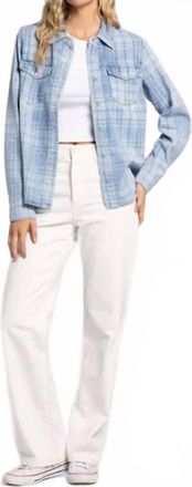 Thread & Supply Pippin Jacket In Denim Plaid