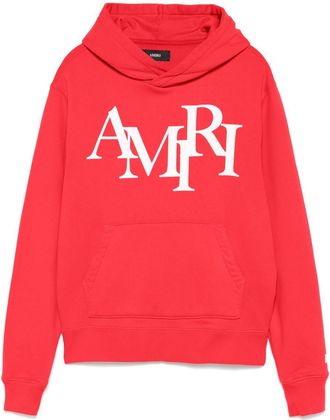 Amiri Stagge Hoodie - Mens - Cotton/Lyocell