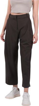 Elvine Sandi Light Cropped Broek - Dames - Vrijetijds broeken - Groen - S - Broeken