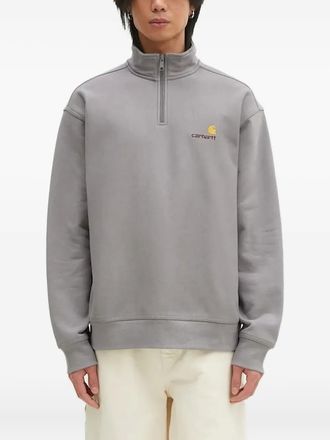 Carhartt Work in Progress half-zip embroidered sweatshirt - Grey