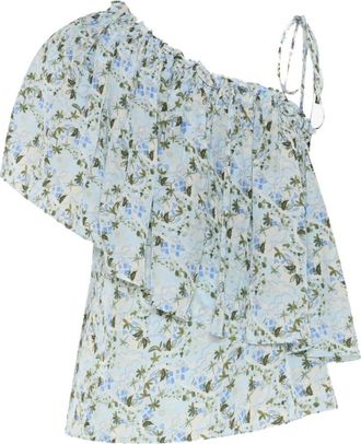 Bruuns Bazaar Blouses - Dames - Blouses - Blauw - S - Overhemden