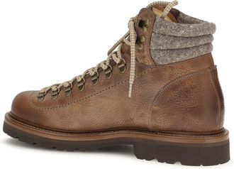 Brunello Cucinelli Mens Mountain Boots Camel Leather
