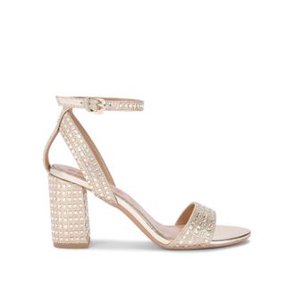 Carvela Womens Kianni Sandals - Gold Fabric - Size UK 3