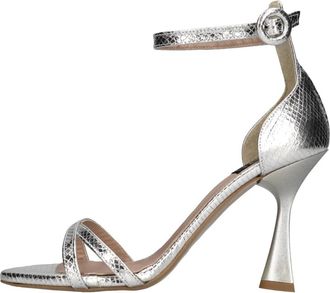 Islow 15Babbi-01 Hoge Hak Sandaal - Dames - Sandalen met hakken - Grijs - 41 EU - Leer - Schoenen