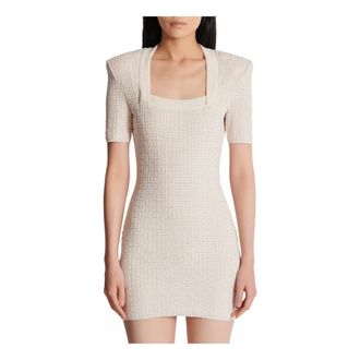 Balmain Mujer, Vestidos, Beige, Talla: XS