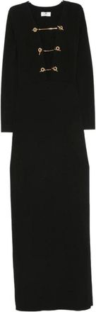 Elisabetta Franchi Mujer, Vestidos, Negro, Talla: S