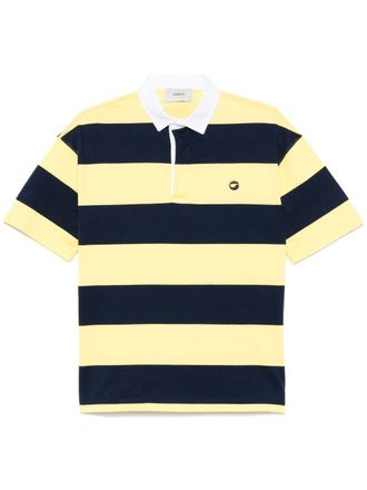 Coperni striped polo top - unisex - Cotton - S - Yellow