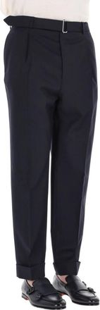 Officine G&eacute;n&eacute;rale Kostuumbroek - Heren - Nette broeken - Blauw - XL - Wol - Broeken