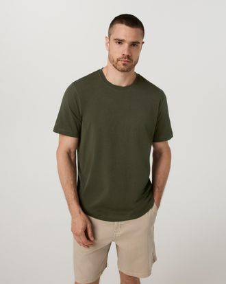 Vuori Clothing Tuvalu T-Shirt | Olive | XS, Size Extra Small