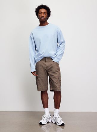 Point Zero Mens Stretch cargo Bermuda Shorts