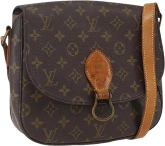 Louis Vuitton Pre-owned Canvas Cross Body Tas - Dames - Vintage Schoudertas - Bruin - ONE Size - Vintage