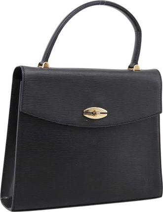 Louis Vuitton Malesherbes Epi Leather Black Leather Handbag (Pre-Owned)