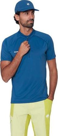 Mammut Ducan Fl 1/2-Zip T-Shirt - Mens in Tschiel at Nordstrom, Size X-Large