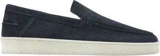VIA VAI Zane Tyler - Heren - Loafers - Blauw - 40 EU - Leer - Schoenen