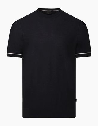 HUGO BOSS Mens H-Jianfranco T-Shirt - Navy - Size: 38