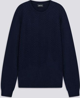 Gas Slim fit herenpullover met voorpand PABLITO