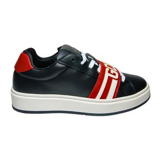 GCDS Sneakers, male, Black, Size: 9 US sneaker Pelle