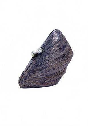 Emm Kuo Womens Saline Clutch Bag In Blue