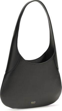 Khaite Womens Hobo Shoulder Bag Joan Calfskin Black Calf Leather Handbags Hand