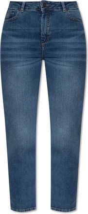 Munthe Jeans Kimmy - Dames - Cropped Jeans - Blauw - 2XS - Denim - Jeans