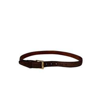 Loewe Vintage, unisex, Bruin, ONE Size, Leer, Pre-owned Madrid Vintage Leren Riem