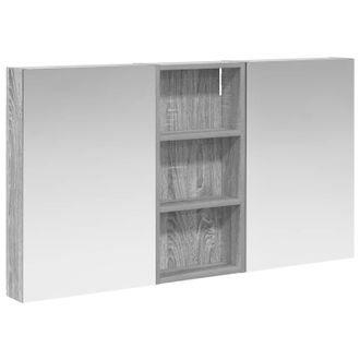 vidaXL Juego De Muebles De Ba&ntilde;o Con Estante 3 Pcs 110 X 10,5 X 60,5 Cm Vidaxl