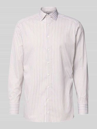 Olymp Regular Fit Businesshemd aus Baumwolle mit Kentkragen in Sand, Größe 39