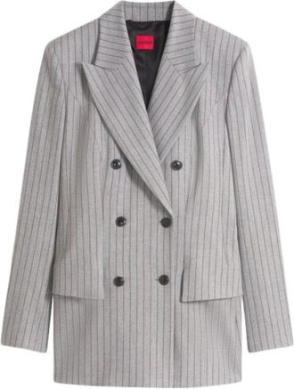 HUGO BOSS Blazers - Dames - Blazers - Grijs - XS - Jassen
