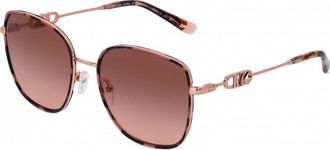 Michael Kors Womens MK1129J 56 110813 Sunglasses - Brown Metal - One Size