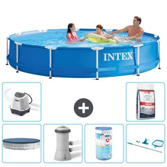 Intex Piscina Con Estructura Redonda - 366x76 Cm - 7-piezas S31566