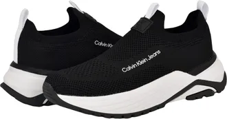 Calvin Klein Alvea Sneakers WomensM Black White Comfort Shoes ZOGG3149