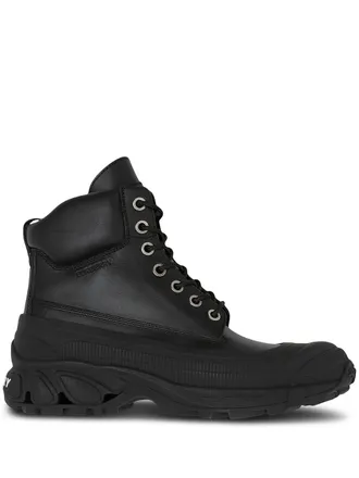 Burberry Stivali stringati Arthur - Nero
