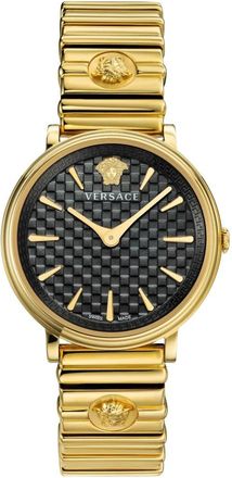 Versace Armbanduhr - Dames - Horloges - Geel - ONE Size - Accessoires
