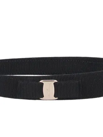 Ferragamo Womens Accessories Black Cotton