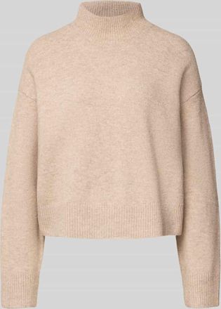 Neo Noir Neo Noir Relaxed Fit Strickpullover mit Woll-Anteil Modell Paulina in Beige Melange, Größe 34