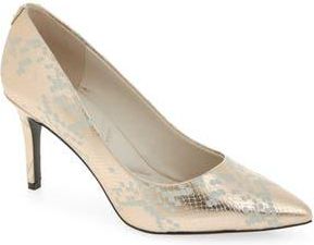 Karl Lagerfeld Royale Pump in White Gold at Nordstrom Rack, Size 7.5