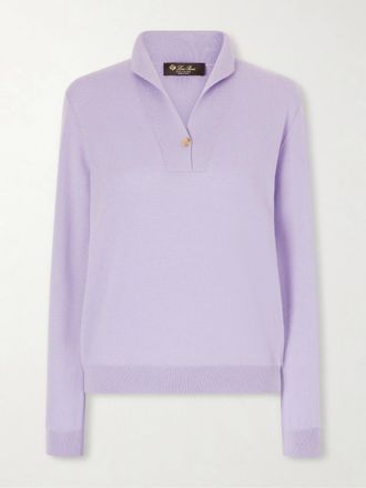 Loro Piana Pullover In Cashmere Sergio - Viola