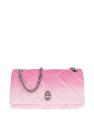 Marc Jacobs The quilted small Dual chain cross body bag - women - Calf Leather - One Size - Pink
