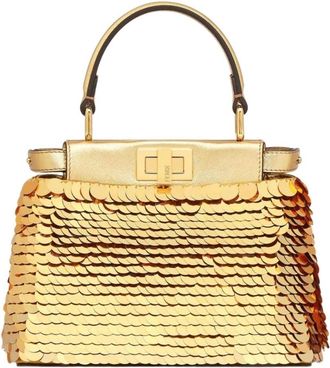 Fendi Gold Sequin Peekaboo