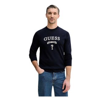 Guess Uomo, Maglie, Blu, XS, new