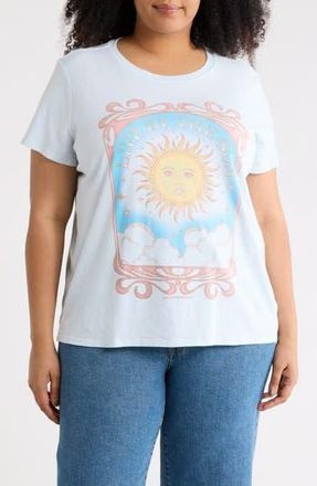 Lucky Brand Live By the Sun Graphic T-Shirt in Ballad Blue at Nordstrom Rack, Size 2 X