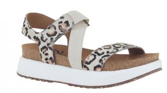 OTBT Womens Sierra Wedge Sandals In Animal Print